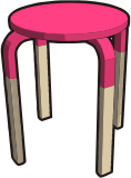 Ikea stuff - Frosta stool, half magenta