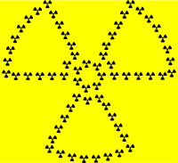 Fractal Radioactive Symbol