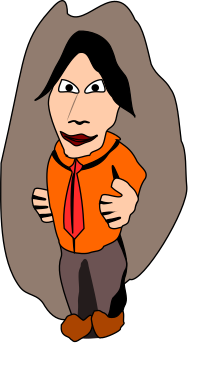 Man with necktie