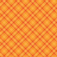 Orange Gingham Checkered Background