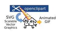 9va-pi / 9va-mac with horn of unicorn (Animation)