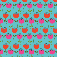 Tulips Floral Pattern