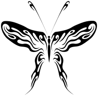 Butterfly Line Art 11