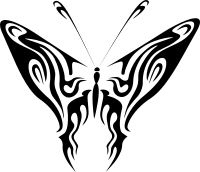 Butterfly Line Art 12