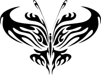 Butterfly Line Art 16