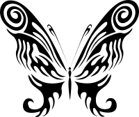 Butterfly Line Art 21