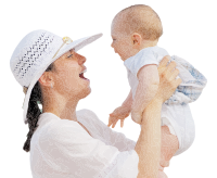 Mother And Baby Having Fun