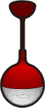 Ikea stuff - Vaster ceiling lamp, red