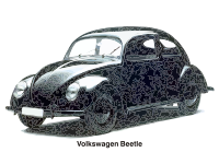 Volkswagen Beetle, year 1938