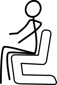 Seated Stick Figure