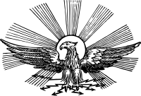 Stylized eagle