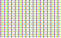 Seamless Colorful Tightly Packed Polka Dot Pattern