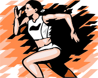 Female Runner Illustration