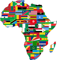 Africa Flags Slimmed Down
