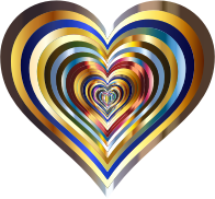 Hearts In Heart Metallic