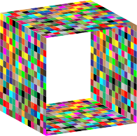 3D Multicolored Box