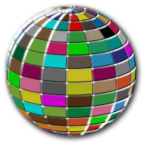 Geometric Beach Ball Bloom