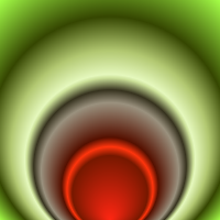 square with radial gradient