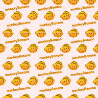 monkeyBanana-seamless-pattern