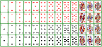 Full Deck Of Ornate Playing Cards