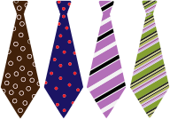 Patterned Men's Ties
