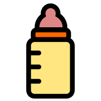 Baby bottle icon