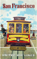 Vintage Travel Poster San Francisco 4