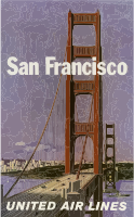 Vintage Travel Poster San Francisco 7