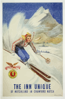 Vintage Travel Poster New Hampshire USA