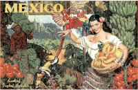 Vintage Travel Poster Mexico 2