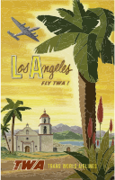 Vintage Travel Poster Los Angeles 2