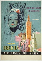 Vintage Travel Poster Andalusia Spain