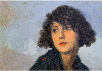 Woman With Green Shawl