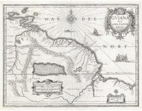 1635 Map Of Northeast South America (Masochists Only)