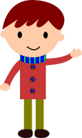 boy waving hand