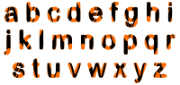 Waspish alphabet lowercase