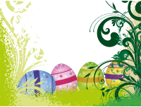 Easter Eggs Flourish
