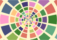 Abstract Segmented Wheel