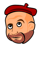 Hombre con boina - Man in a beret