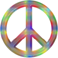 Psychedelic Peace Sign 2