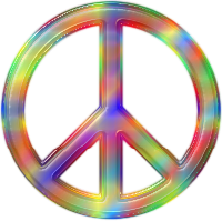 Psychedelic Peace Sign 3