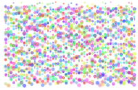 Rainbow circles pattern 05