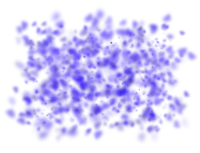 Blue explosion pattern 