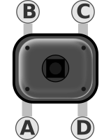 Bouton poussoir numéroté