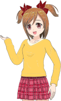 Anime Girl Orange Shirt