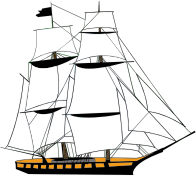 Sailing Ship White
