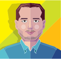 Flat Shaded Male Avatar 4