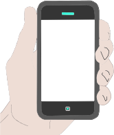Hand Holding Cell Phone