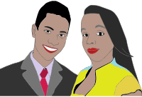 Man And Woman Portrait