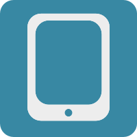 Modern Minimalist Mobile Icon